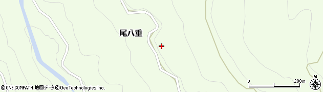 宮崎県西都市尾八重1227周辺の地図
