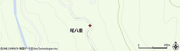 宮崎県西都市尾八重1232周辺の地図