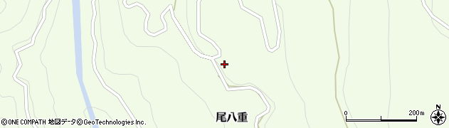 宮崎県西都市尾八重941周辺の地図