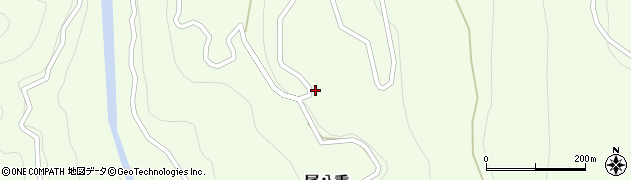 宮崎県西都市尾八重922周辺の地図