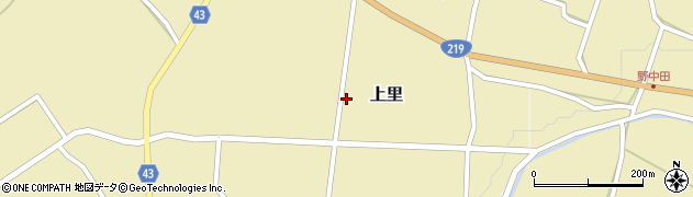 熊本県球磨郡湯前町上里1916周辺の地図