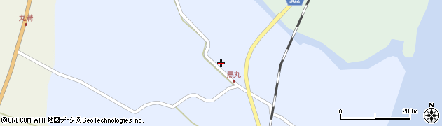 宮崎県都農町（児湯郡）黒萩周辺の地図