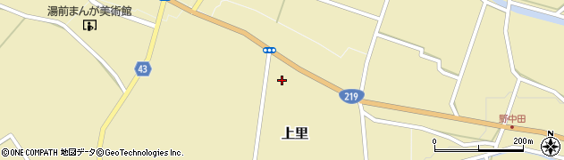 熊本県球磨郡湯前町上里2214周辺の地図