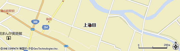 熊本県球磨郡湯前町上染田周辺の地図