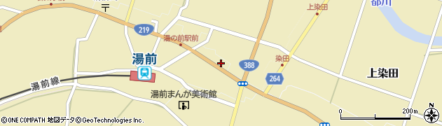 田上サイクル周辺の地図
