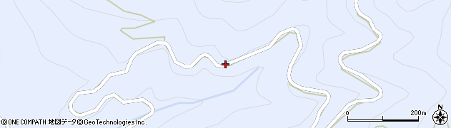 熊本県球磨郡球磨村大瀬沢見周辺の地図