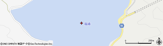 福浦周辺の地図