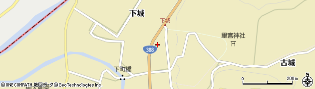 熊本県球磨郡湯前町下城3190周辺の地図