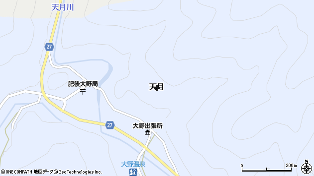 〒869-6301 熊本県葦北郡芦北町天月の地図