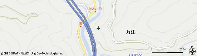 熊本県山江村（球磨郡）万江（丙）周辺の地図