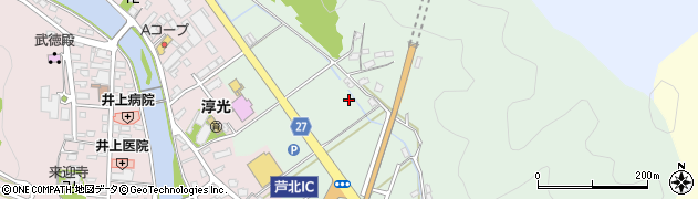 熊本県葦北郡芦北町花岡周辺の地図