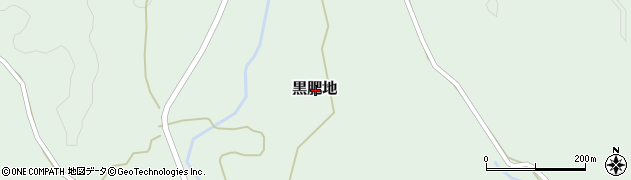 熊本県球磨郡多良木町黒肥地周辺の地図