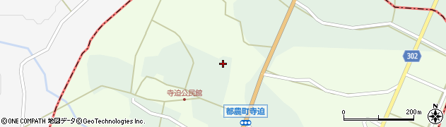 宮崎県都農町（児湯郡）寺迫周辺の地図