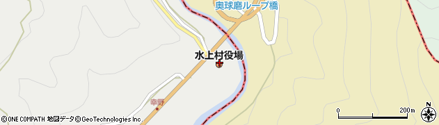熊本県球磨郡水上村周辺の地図