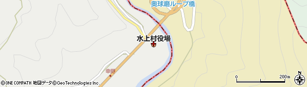 水上村役場周辺の地図