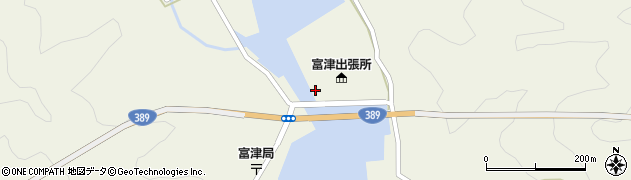 「道の駅」崎津公衆トイレ周辺の地図