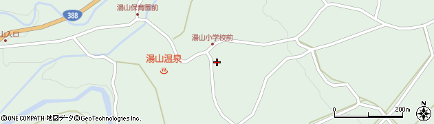 熊本県球磨郡水上村湯山347周辺の地図