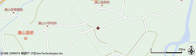 熊本県球磨郡水上村湯山770周辺の地図