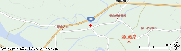 熊本県球磨郡水上村湯山226周辺の地図