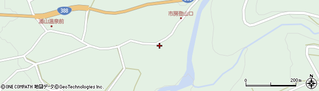 熊本県球磨郡水上村湯山874周辺の地図