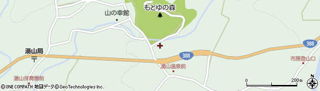 熊本県球磨郡水上村湯山1428周辺の地図