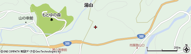 熊本県球磨郡水上村湯山1395周辺の地図