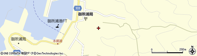 熊本県天草市御所浦町御所浦周辺の地図