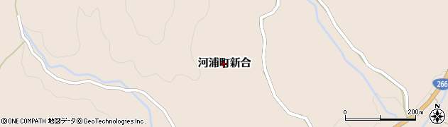 熊本県天草市河浦町新合周辺の地図
