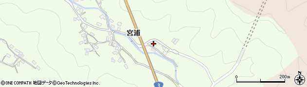 熊本県葦北郡芦北町小田浦宮浦周辺の地図
