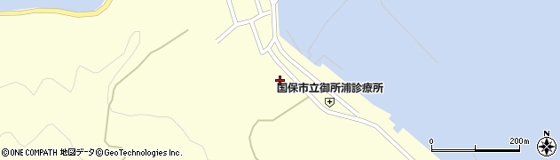 熊本県天草市御所浦町御所浦嵐口周辺の地図