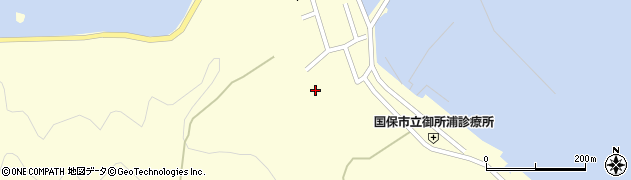 熊本県天草市御所浦町御所浦（上竹地）周辺の地図