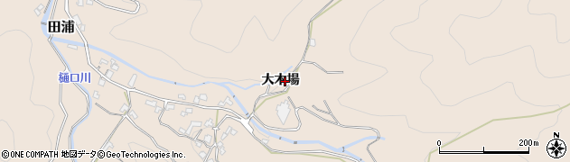 熊本県葦北郡芦北町田浦大木場周辺の地図