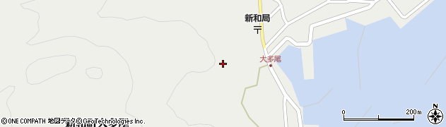 熊本県天草市新和町大多尾周辺の地図