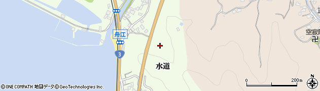 熊本県葦北郡芦北町小田浦水道周辺の地図