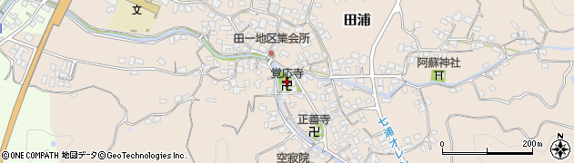 覚応寺周辺の地図