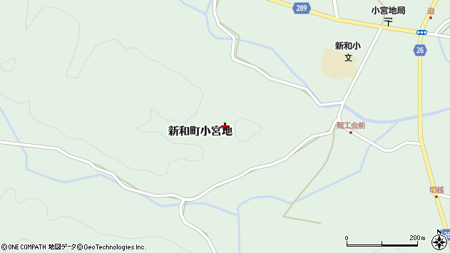 〒863-0101 熊本県天草市新和町小宮地の地図
