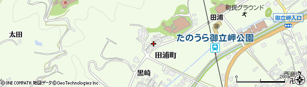熊本県芦北町（葦北郡）田浦町周辺の地図