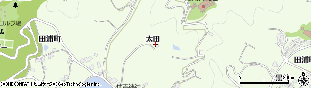 熊本県葦北郡芦北町田浦町太田周辺の地図