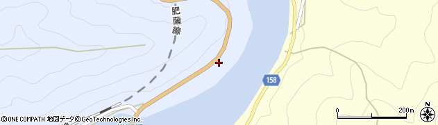 熊本県八代市坂本町川嶽2409周辺の地図