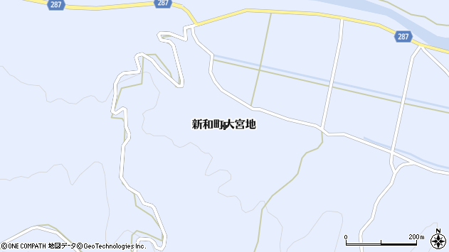 〒863-0103 熊本県天草市新和町大宮地の地図