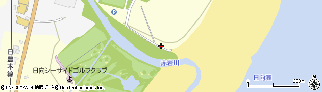 日豊海岸・お倉ヶ浜周辺の地図