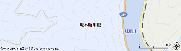 熊本県八代市坂本町川嶽周辺の地図