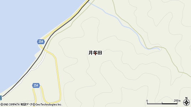 〒869-5307 熊本県葦北郡芦北町井牟田の地図