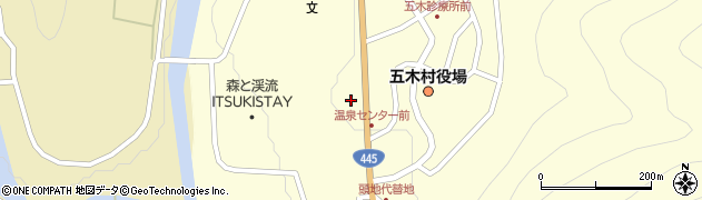 五木温泉　夢唄周辺の地図
