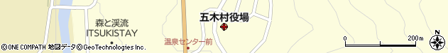 熊本県球磨郡五木村周辺の地図
