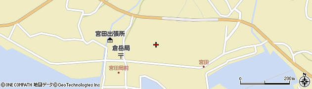 熊本県天草市倉岳町宮田周辺の地図