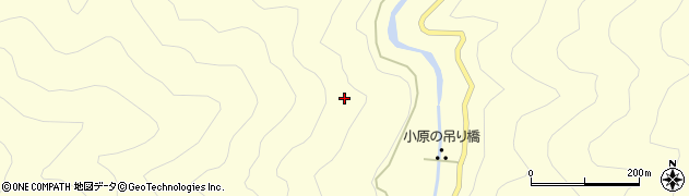 熊本県五木村（球磨郡）小原周辺の地図
