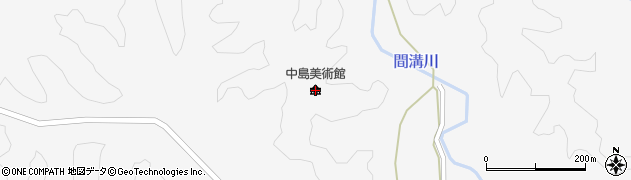 中島美術館周辺の地図