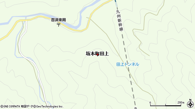 〒869-5223 熊本県八代市坂本町田上の地図