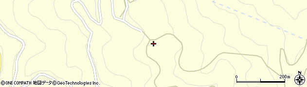 熊本県五木村（球磨郡）梶原周辺の地図